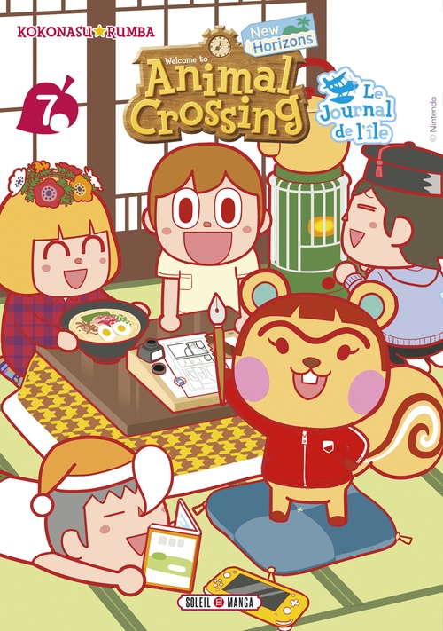Couverture ebook de Animal Crossing : New Horizons - Le Journal de l'île T07, de Nintendo