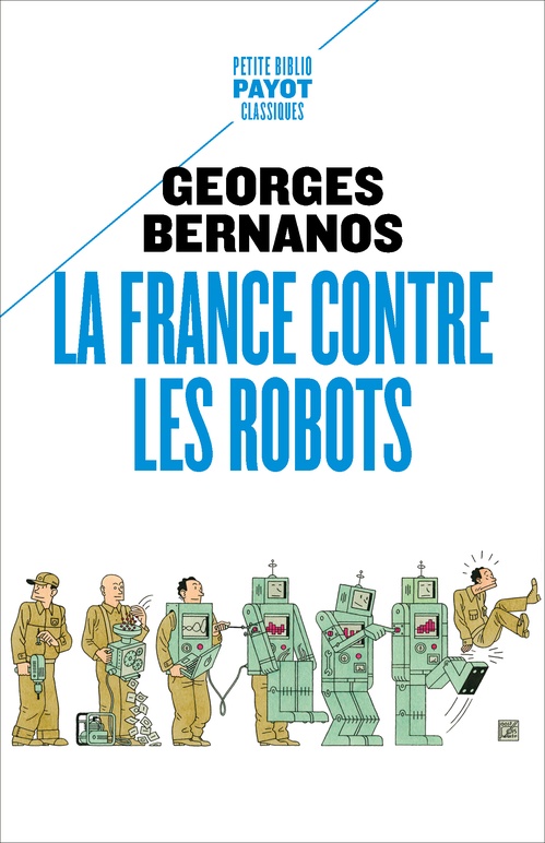 Couverture ebook de La France contre les robots, de Georges Bernanos
