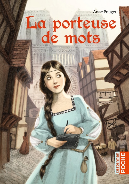 Couverture ebook de La porteuse de mots, de Anne Pouget