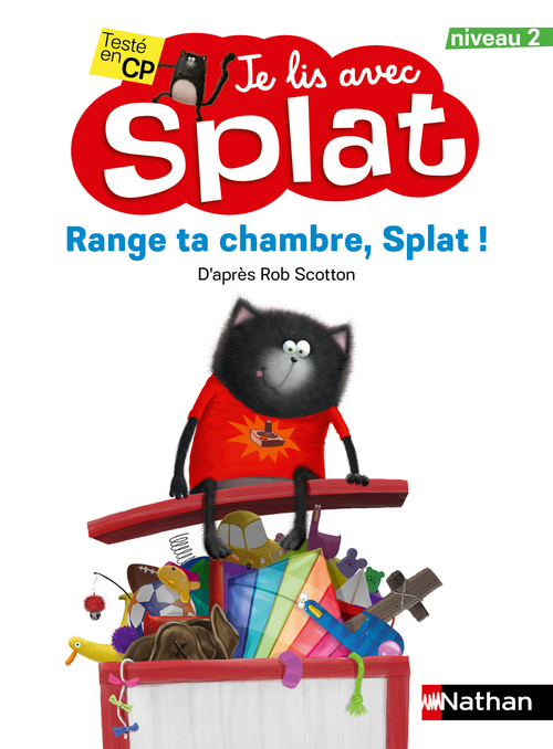 ebook cover of Je lis avec Splat - Range ta chambre, Splat !, by Rob Scotton