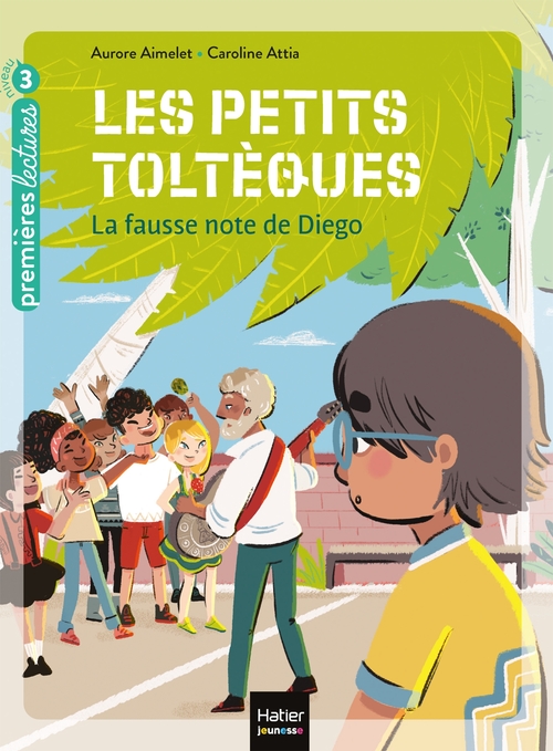 Couverture ebook de Les petits toltèques - La fausse note de Diego CP/CE1 6/7 ans, de Aurore Aimelet
