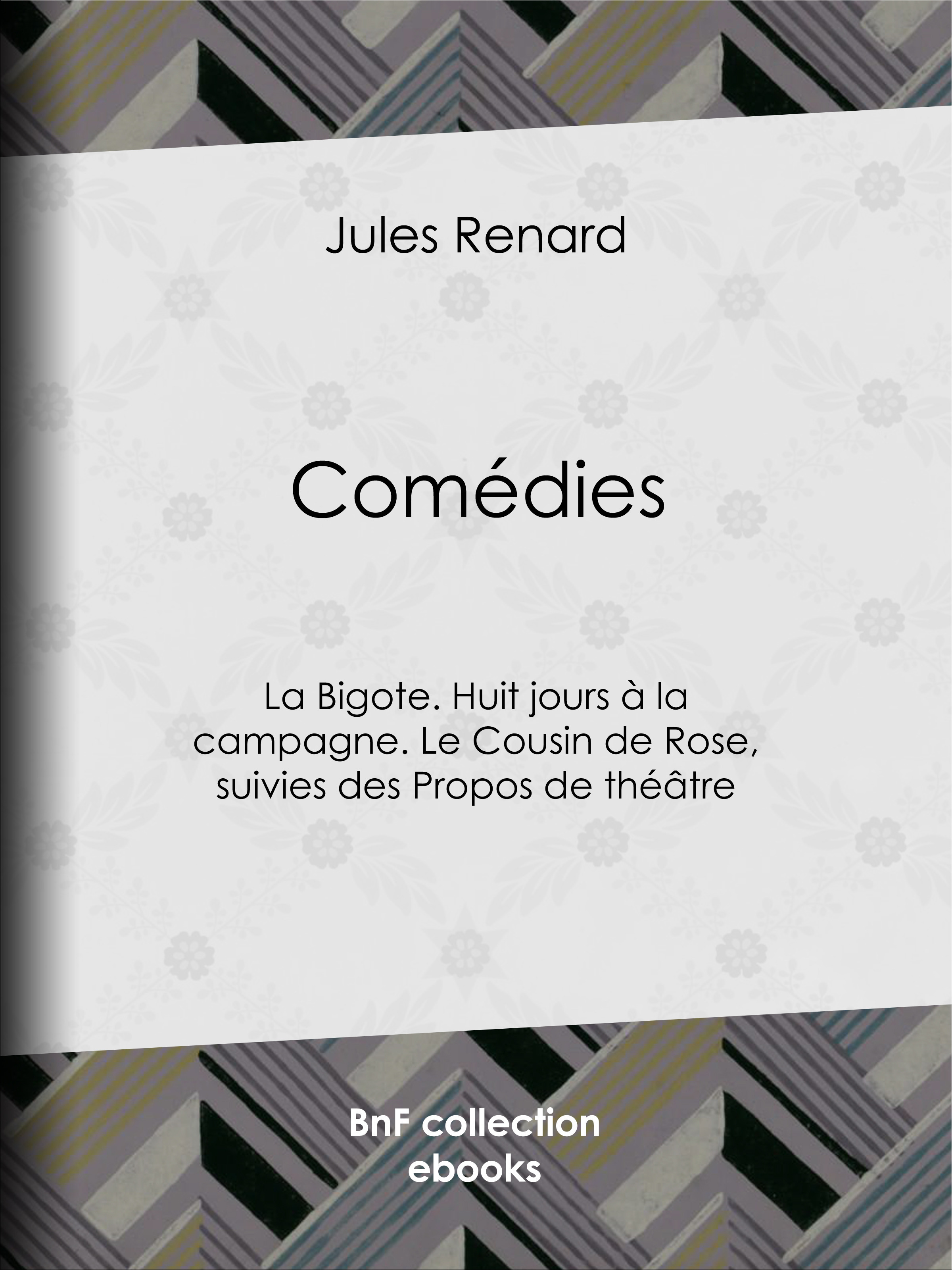 ebook cover of Comédies, by Jules Renard