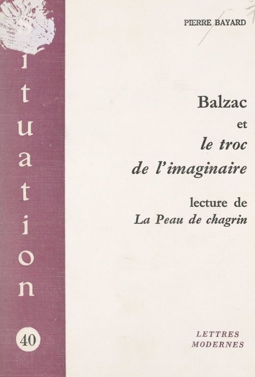 Couverture ebook de Balzac et le troc de l'imaginaire, de Pierre Bayard
