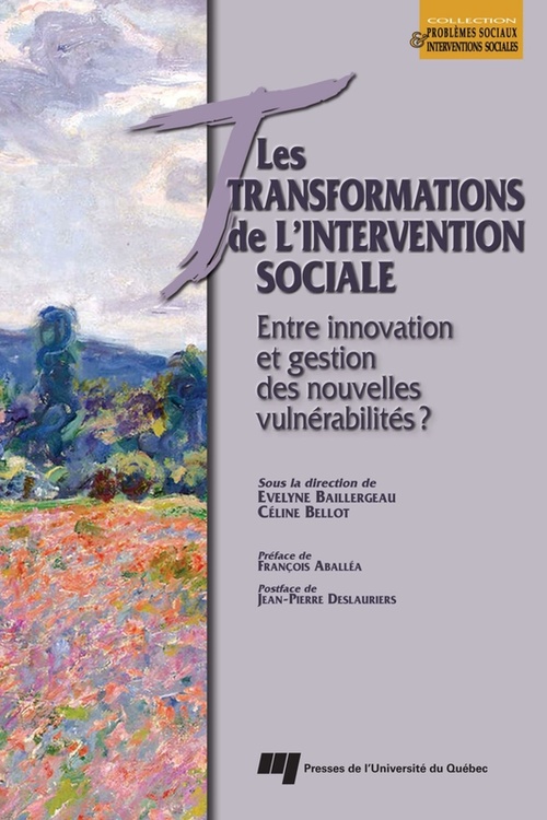Couverture ebook de Transformations de l´intervention sociale, de Evelyne Baillergeau, Céline Bellot