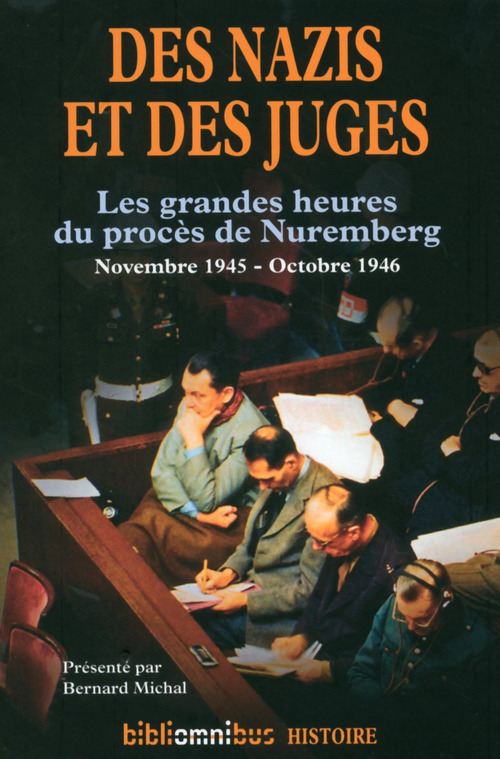 Couverture ebook de Des nazis et des juges, de Bernard Michal