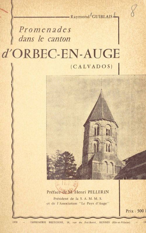 ebook cover of Promenades dans le canton d'Orbec-en-Auge, by Raymond Guiblais
