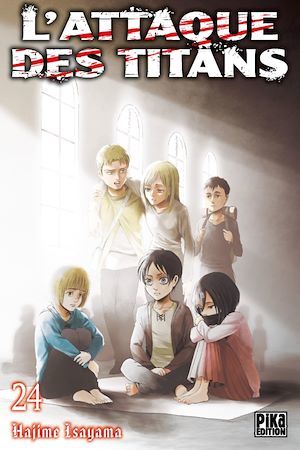 ebook cover of L'Attaque des Titans T24, by Hajime Isayama