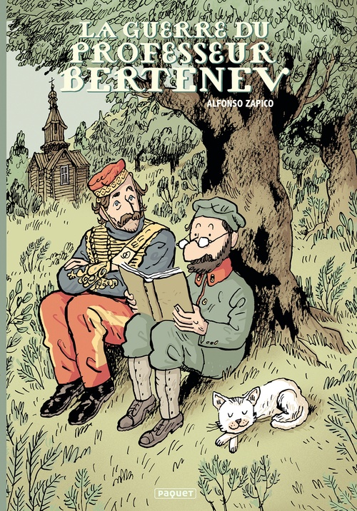 Couverture ebook de LA GUERRE DU PROFESSEUR BERTENEV, de Alfonso Zapico