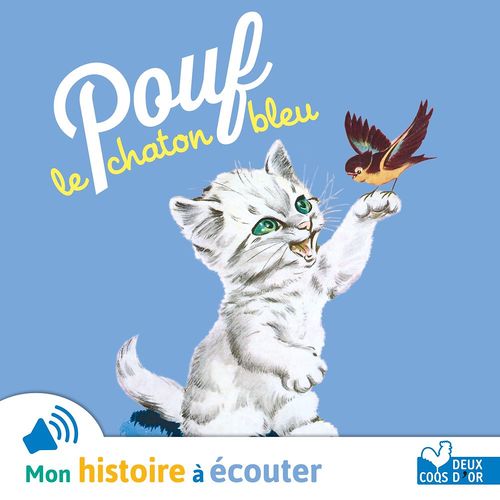 Couverture audiobook de Pouf le chaton bleu, de Pierre Probst