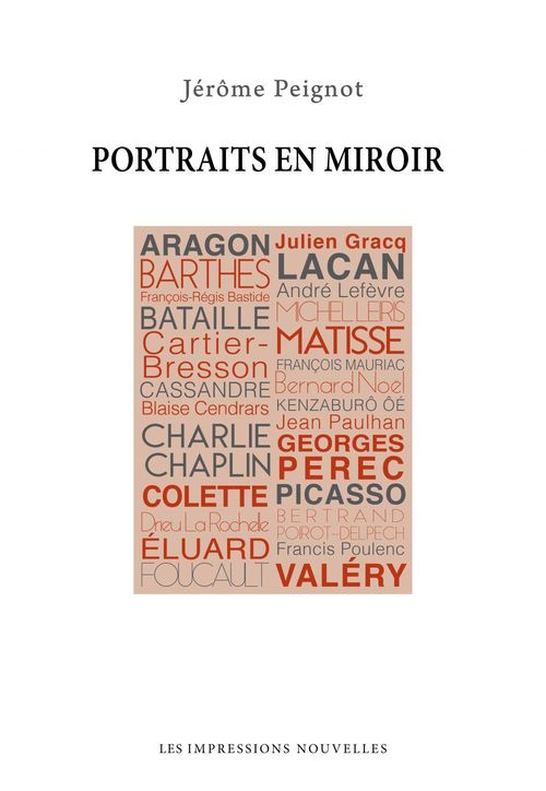 ebook cover of Portraits en miroir, by Jérôme Peignot