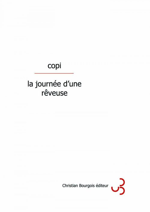 ebook cover of La journée d'une rêveuse, by Copi