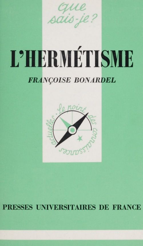 ebook cover of L'hermétisme, by Françoise Bonardel