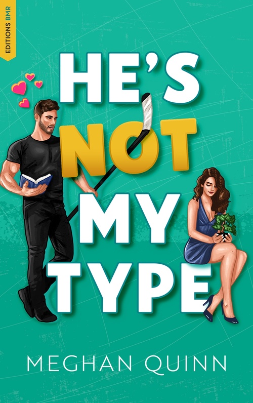 Couverture ebook de Vancouver Agitators Tome 4 - He's not my type, de Meghan Quinn