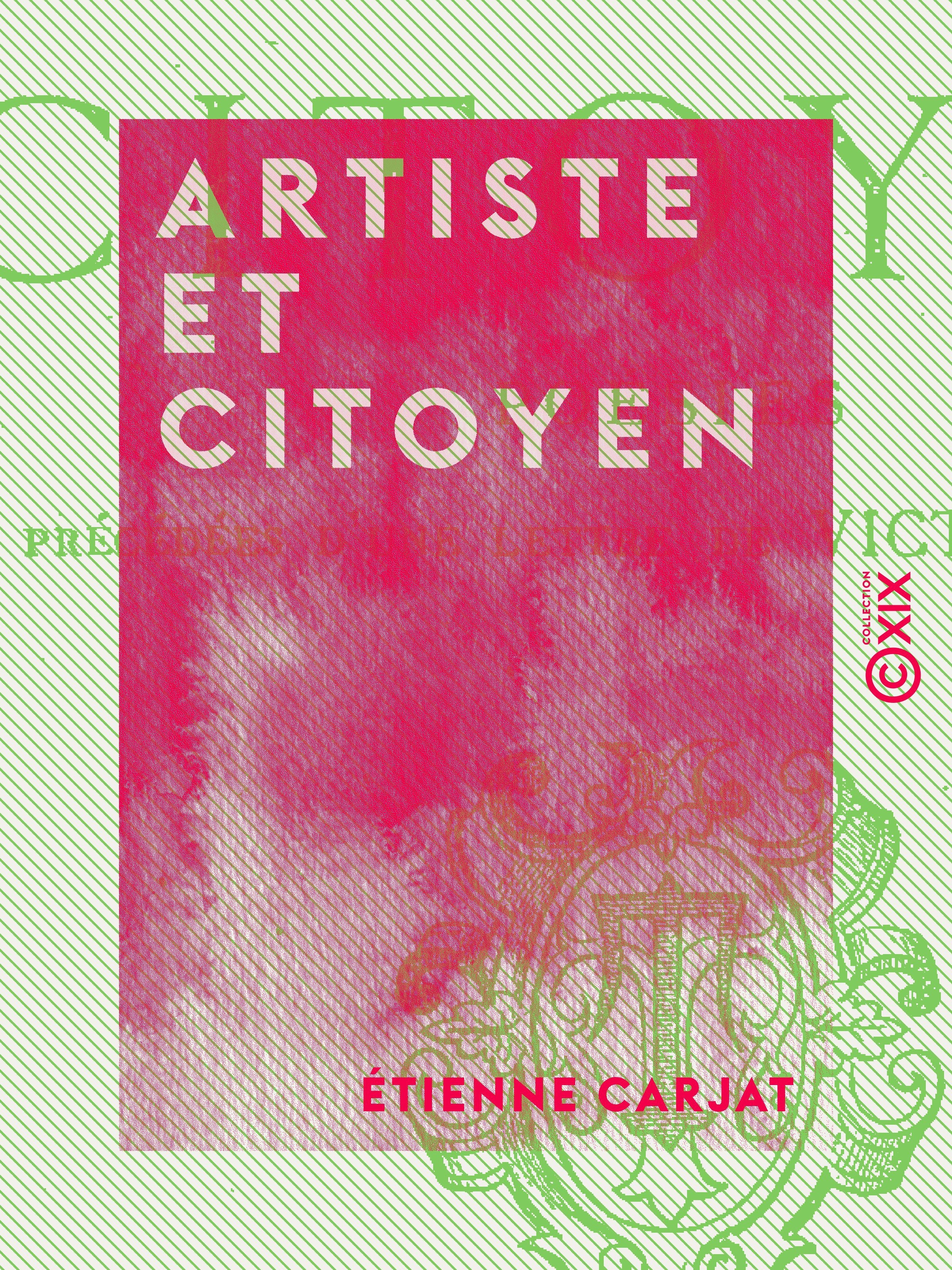 ebook cover of Artiste et Citoyen, by Etienne Carjat