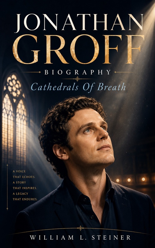 ebook cover of JONATHAN GROFF BIOGRAPHY, by William L. Steiner