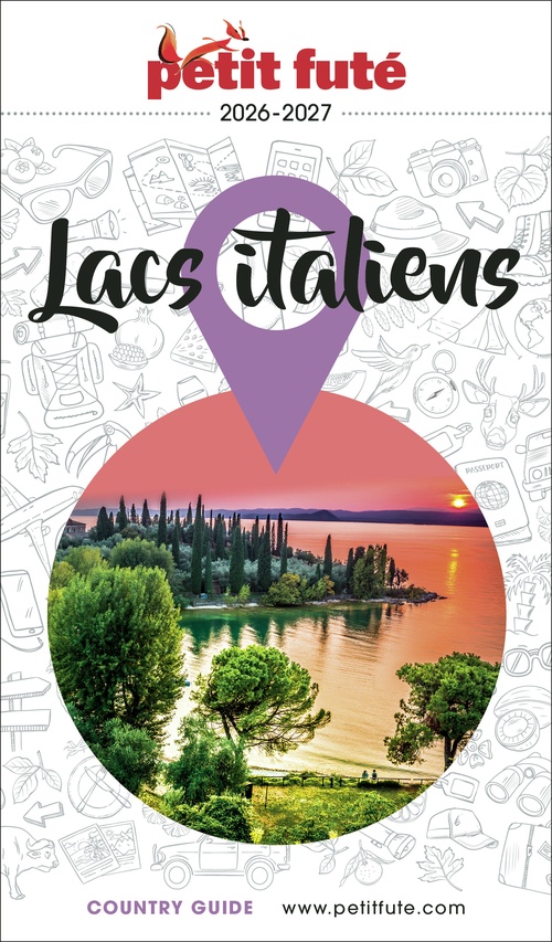 Couverture ebook de Guide Lacs Italiens 2026/2027 Petit Futé, de Collectif