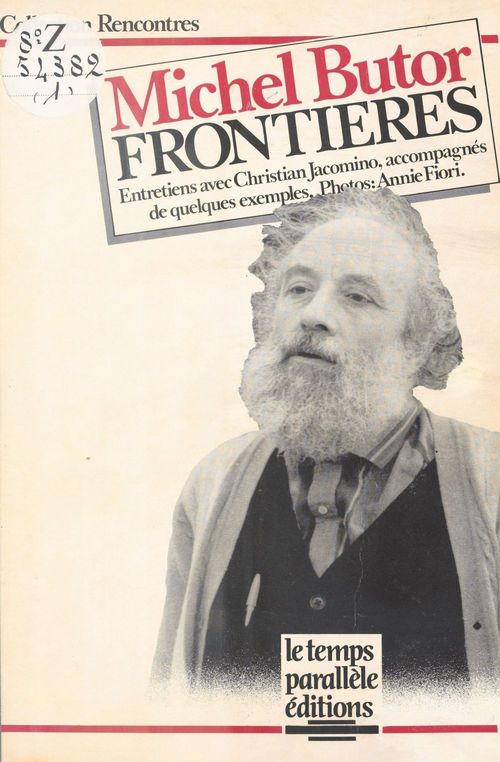 Couverture ebook de Frontières : Entretiens, de Michel Butor