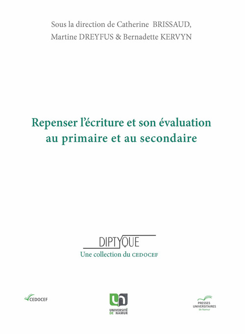 Couverture ebook de Repenser l´écriture et son évaluation au primaire et au secondaire, de Collectif