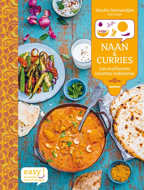 Couverture ebook de Naan & Curries, de Sandra Salmandjee
