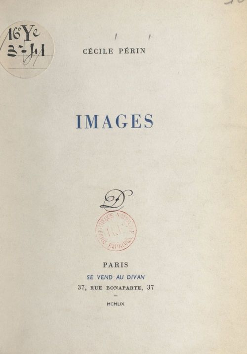 Couverture ebook de Images, de Cecile Perin