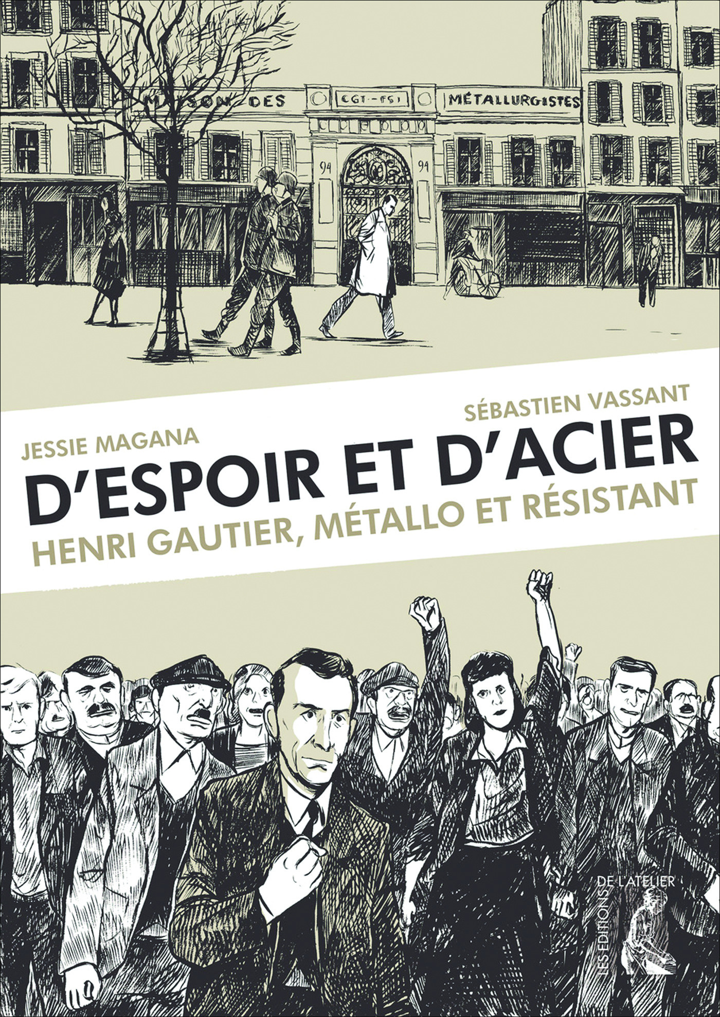 Couverture ebook de D'espoir et d'acier, de Jessie Magana, Sébastien Vassant