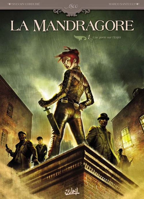 Couverture ebook de La Mandragore T01 - Une porte sur l'Enfer, de Sylvain Cordurie