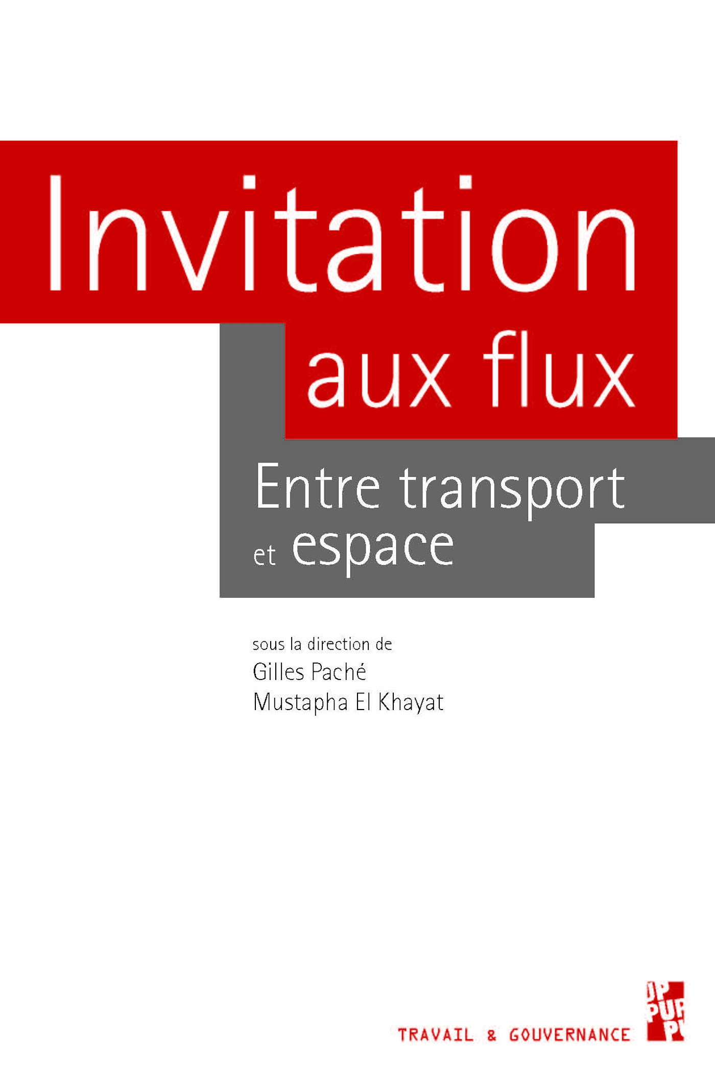 Couverture ebook de Invitation aux flux, de El Khayat, Gilles Paché