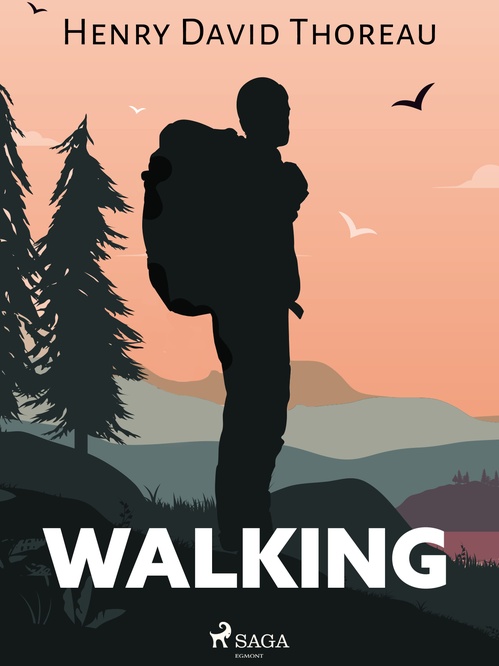 ebook cover of Walking, by Henry David Thoreau