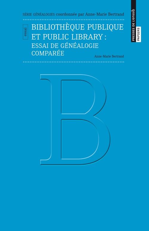 ebook cover of Bibliothèque publique et Public Library, by Anne-marie Bertrand