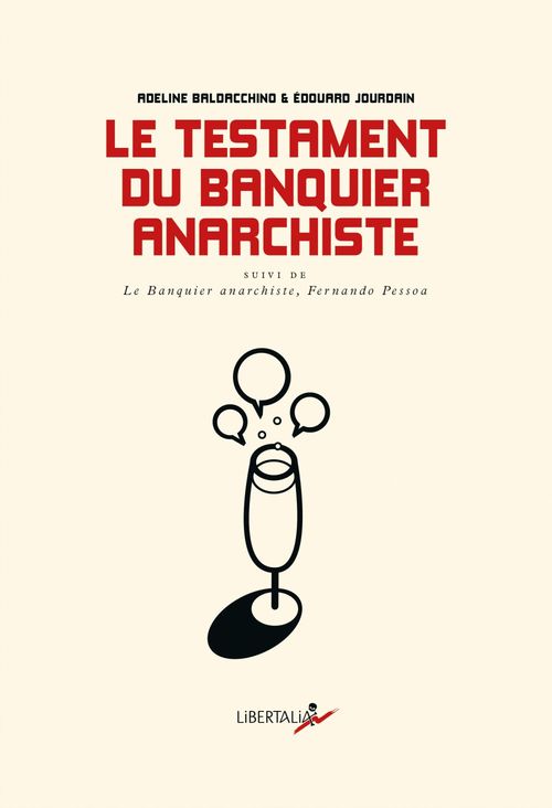 Couverture ebook de Le Testament du banquier anarchiste, de Adeline Baldacchino