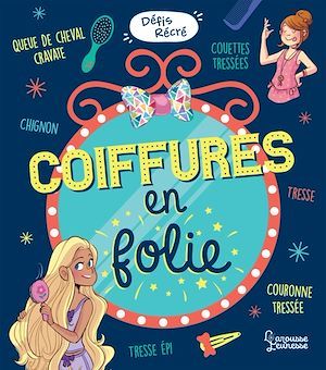 ebook cover of Coiffures en folie, by Sandra Lebrun
