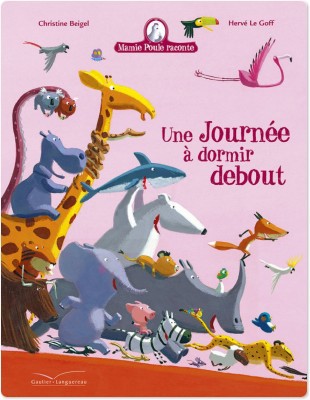 Couverture ebook de Une journée à dormir debout, de Christine Beigel