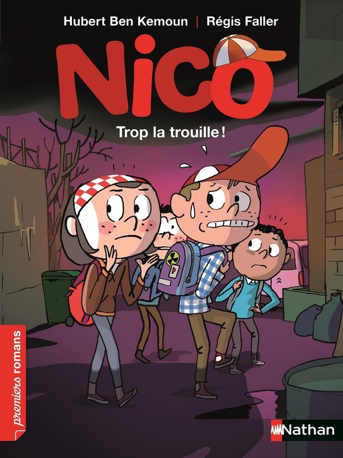 Couverture ebook de Nico: Trop la trouille !, de Hubert Ben Kemoun, Régis Faller
