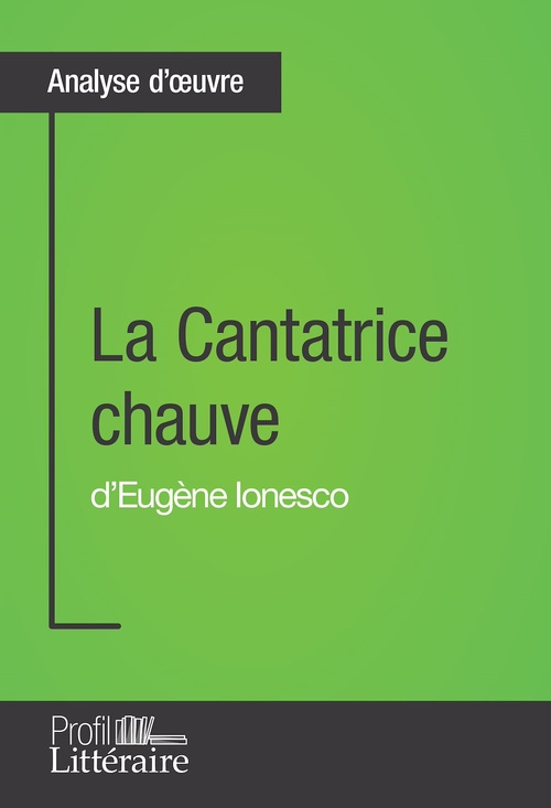 Couverture ebook de La Cantatrice chauve d'Eugène Ionesco (Analyse approfondie), de Boldych