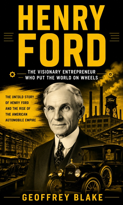Couverture ebook de Henry Ford: The Visionary Entrepreneur Who Put the World on Wheels, de Geoffrey Blake
