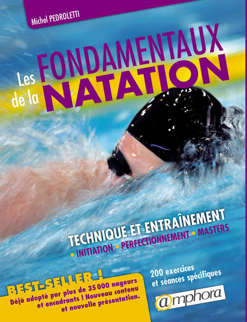 Couverture ebook de Les fondamentaux de la natation, de Michel Pedroletti