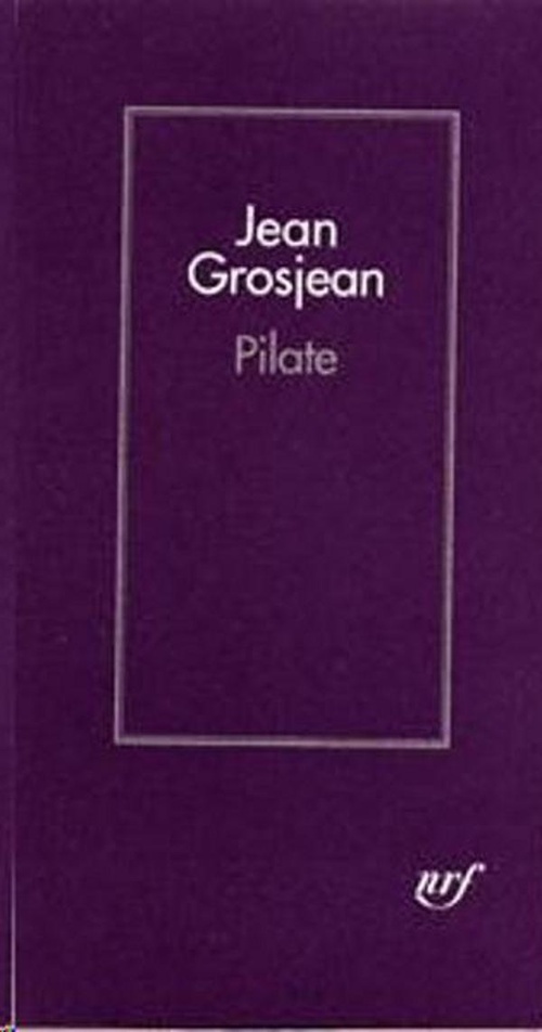 ebook cover of Pilate, by Jean Grosjean