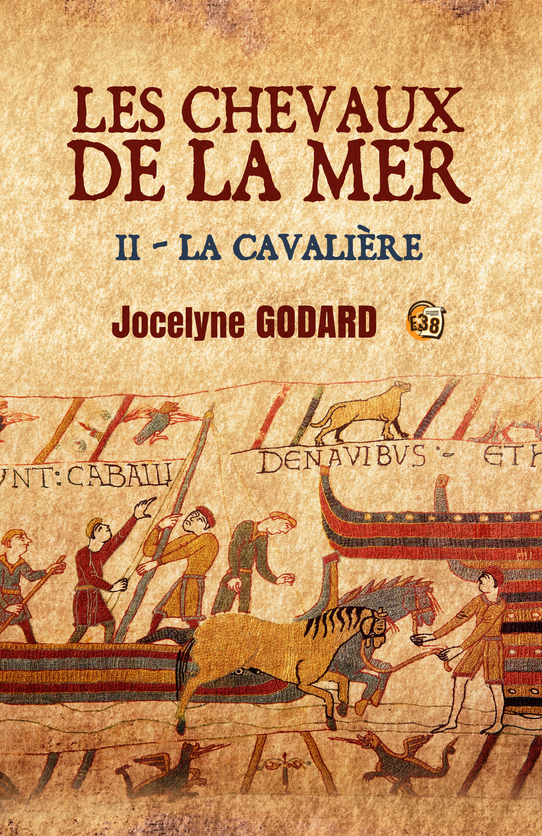 ebook cover of La cavalière, by Jocelyne Godard