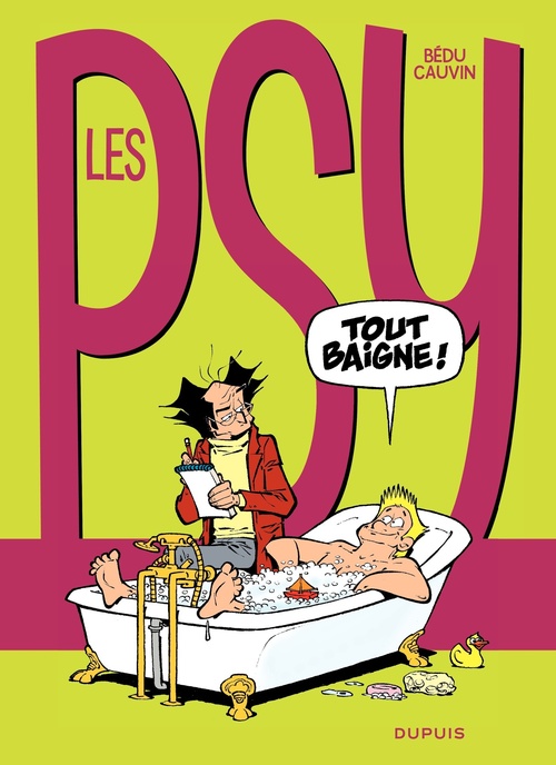 Couverture ebook de Les Psy - Tome 18 - Tout baigne !, de Raoul Cauvin