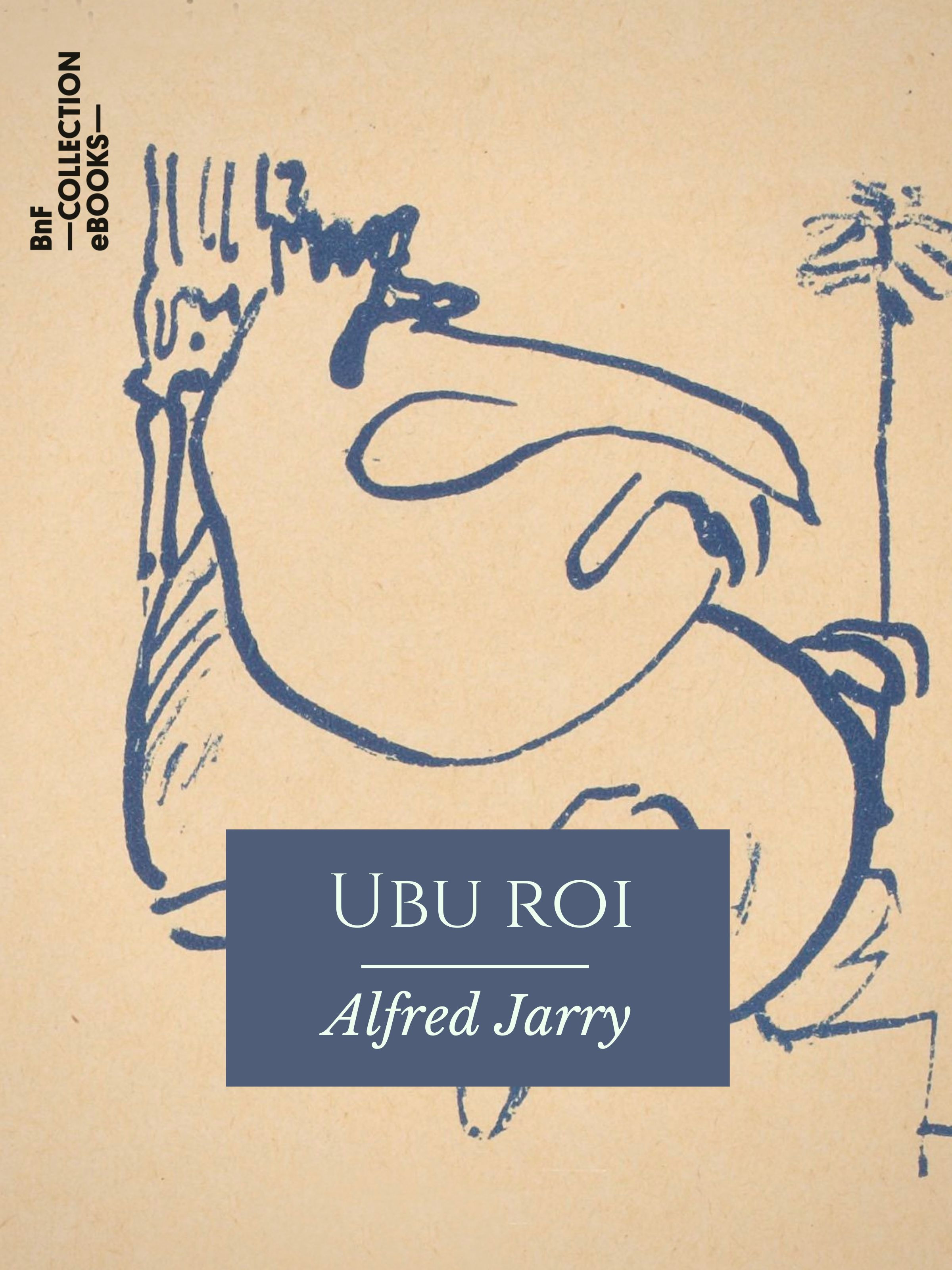 ebook cover of Ubu roi, by Alfred Jarry