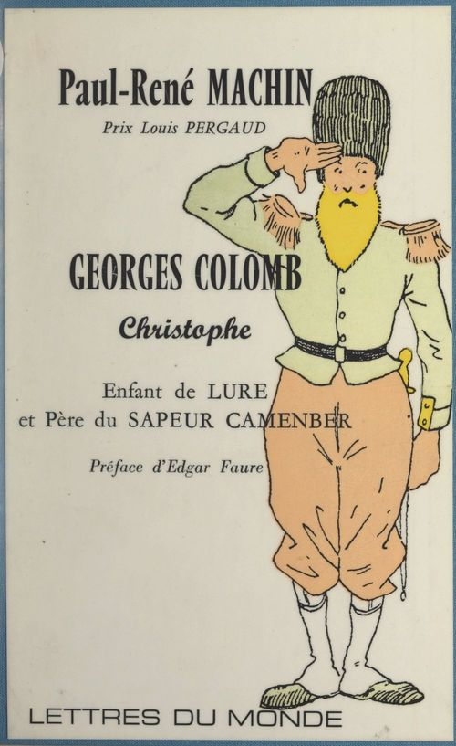 Couverture ebook de Georges Colomb (Christophe), de Paul-Rene Machin