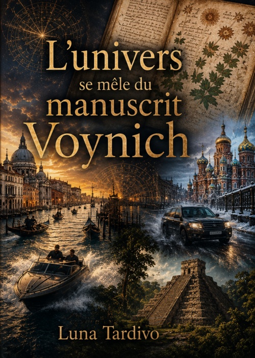 ebook cover of L'Univers se mêle du manuscrit Voynich, by Luna Tardivo