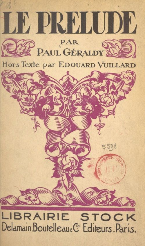 ebook cover of Le prélude, by Paul Geraldy