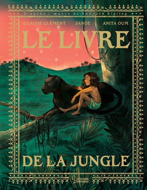Couverture ebook de Le livre de la jungle, de Claude Clément
