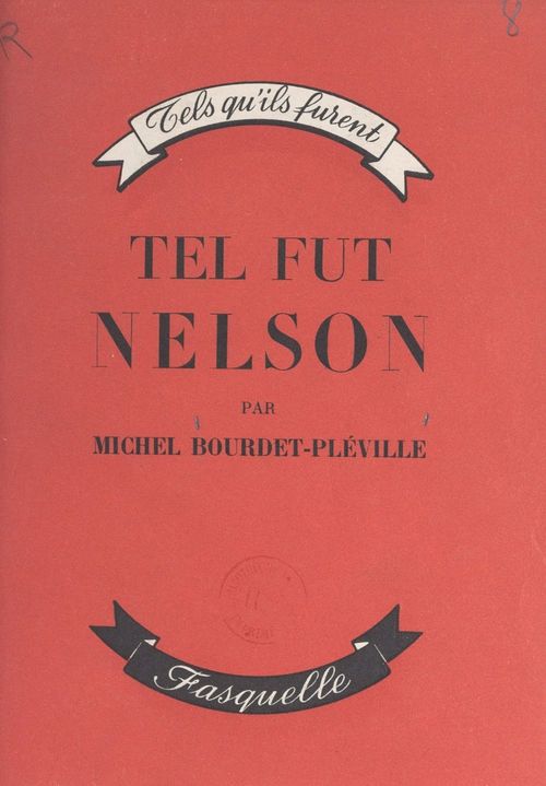 ebook cover of Tel fut Nelson, by Michel Bourdet-Pleville