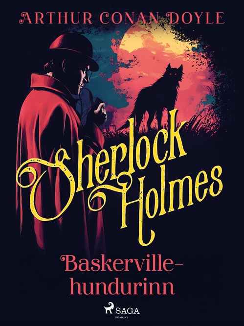 Couverture ebook de Baskerville-hundurinn, de Sir Arthur Conan Doyle