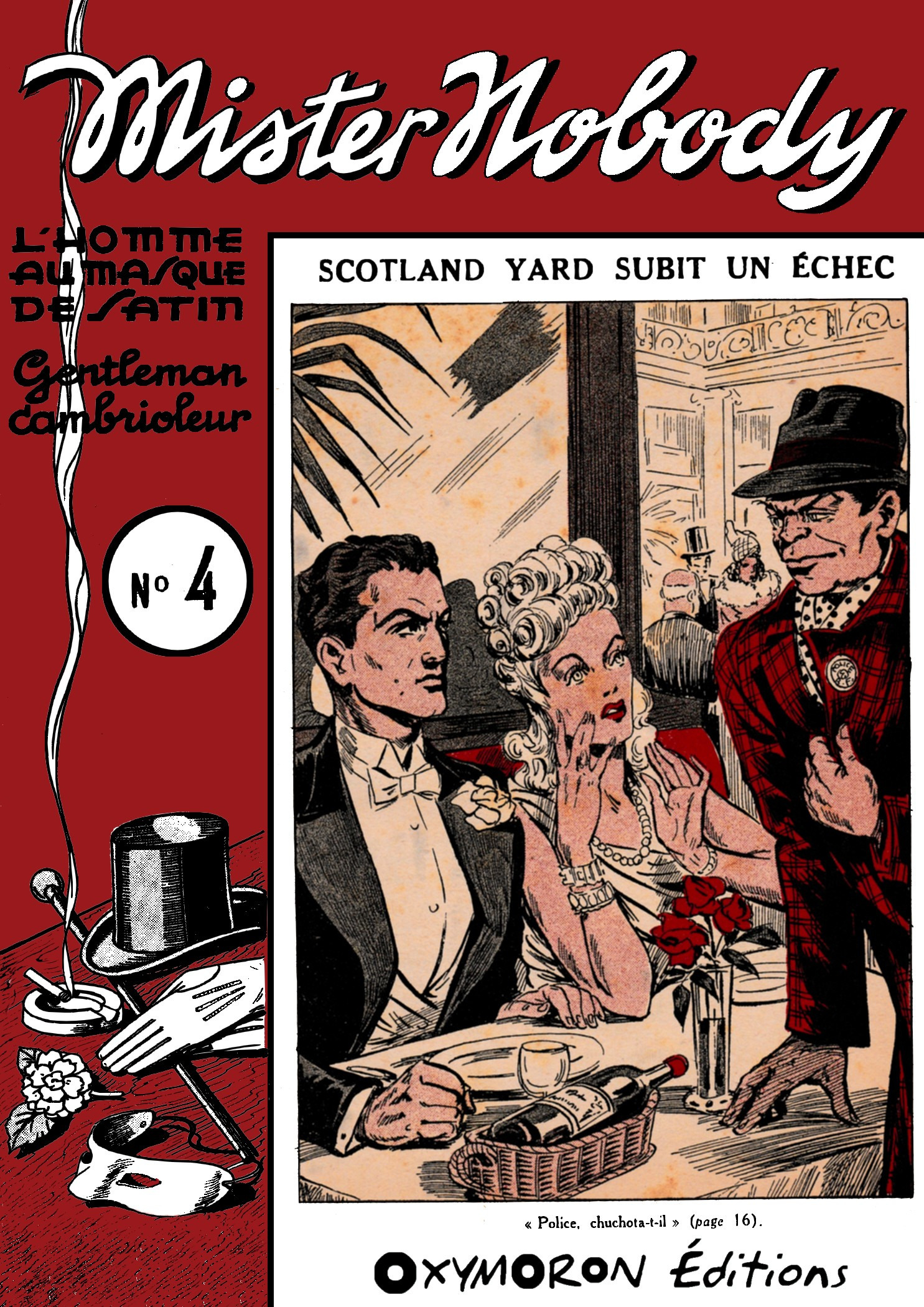 Couverture ebook de Scotland Yard subit un échec, de Edward Brooker