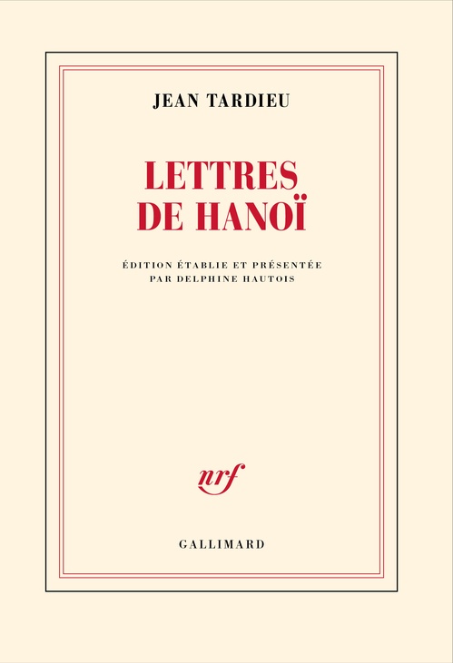 ebook cover of Lettres de Hanoï, by Jean Tardieu
