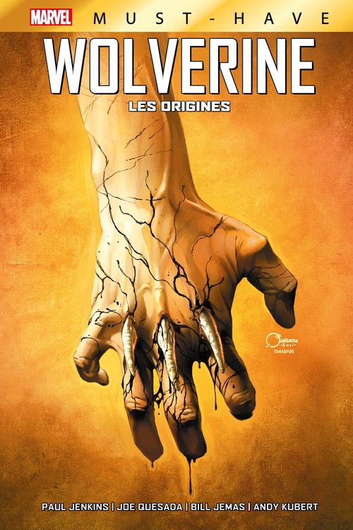 ebook cover of Best of Marvel (Must-Have) : Wolverine - Les origines, by Paul Jenkins, Andy Kubert