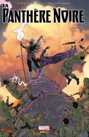 ebook cover of La panthère noire (2016) T03, by Ta-Nehisi COATES, Brian Stelfreeze, Chris Sprouse
